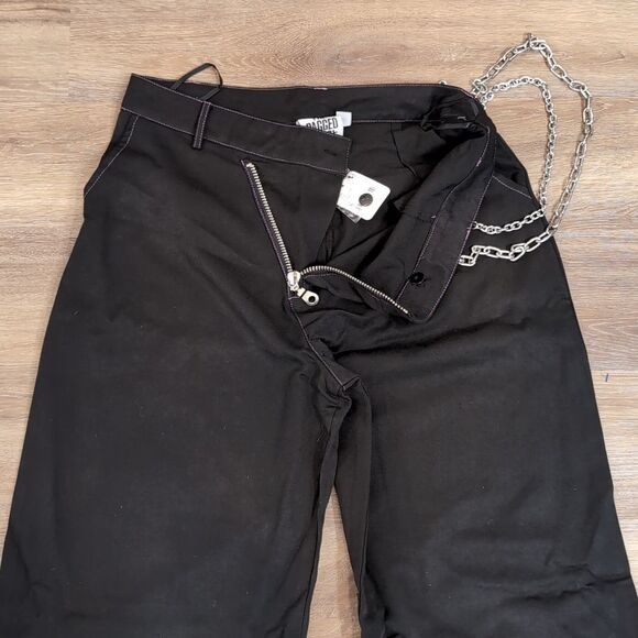 The Ragged Priest The Drop Out Wide Leg Chains Pants Sz 12 NWT - Picture 9 of 12